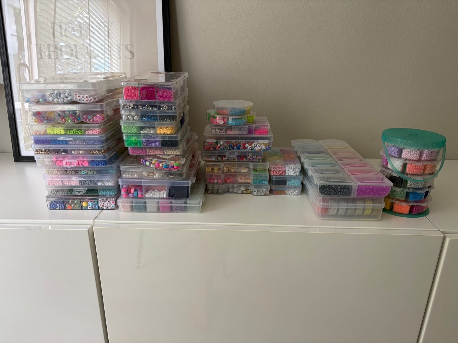Mega verzameling kralen, armbandjes maken, Ophalen, Zo goed als nieuw, Kraal