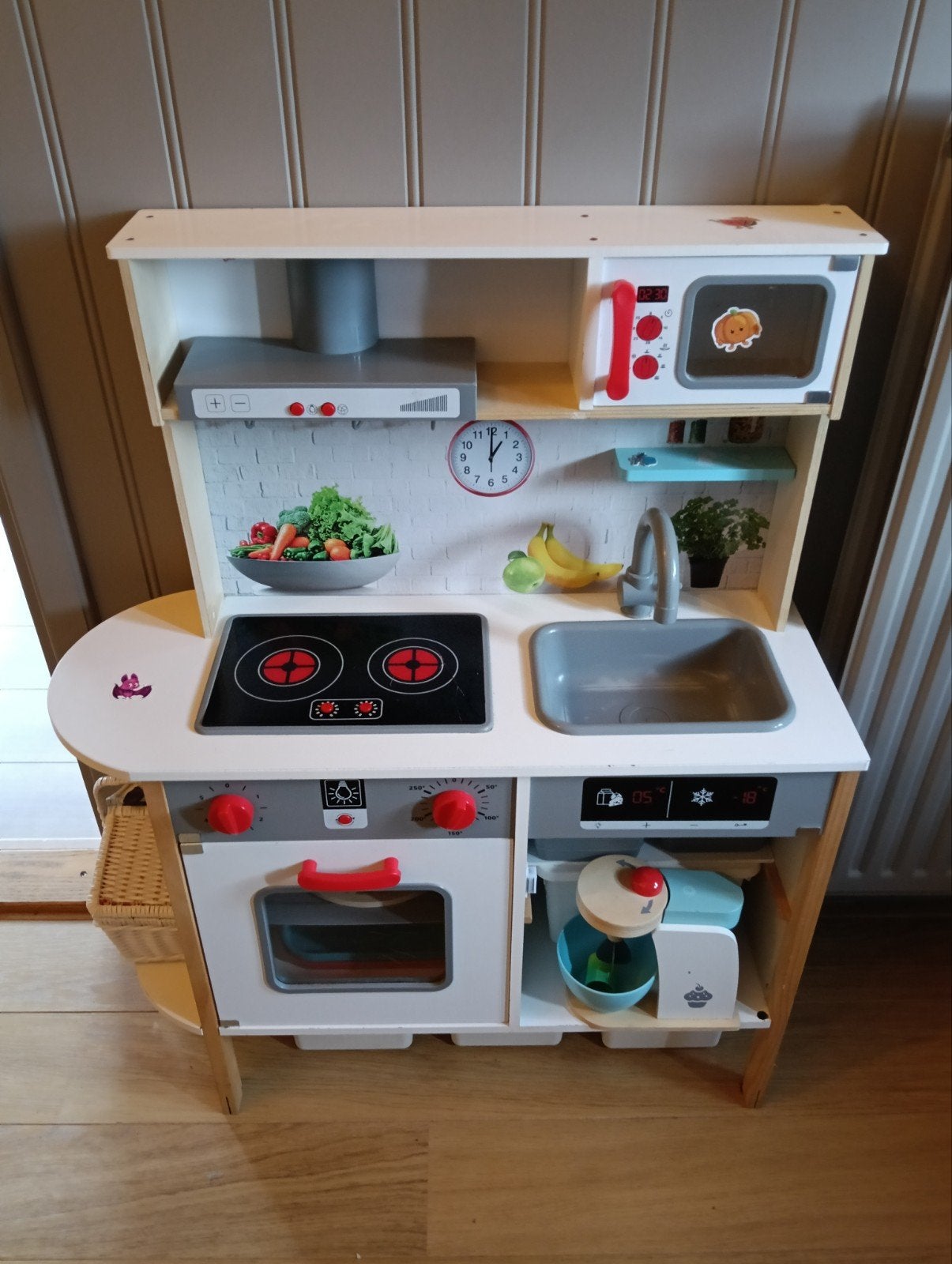Houten Speelkeuken met uitgebreide accessoireset, Ophalen, Zo goed als nieuw
