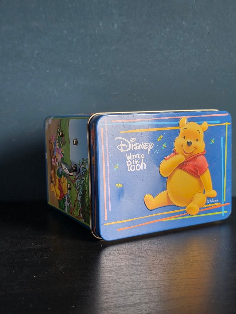 Disney Winnie the Pooh muziekdoos blik 2003, Ophalen of Verzenden, Zo goed als nieuw, Overige, Overige merken