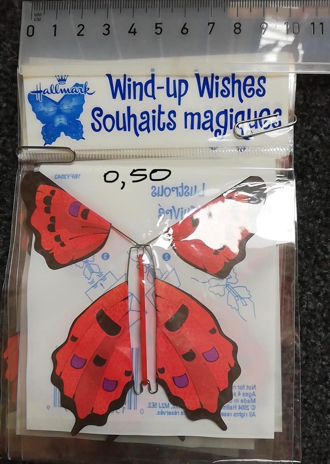 Opwindbare magic vlinder voor in ern kaart nw, Ophalen of Verzenden, Nieuw