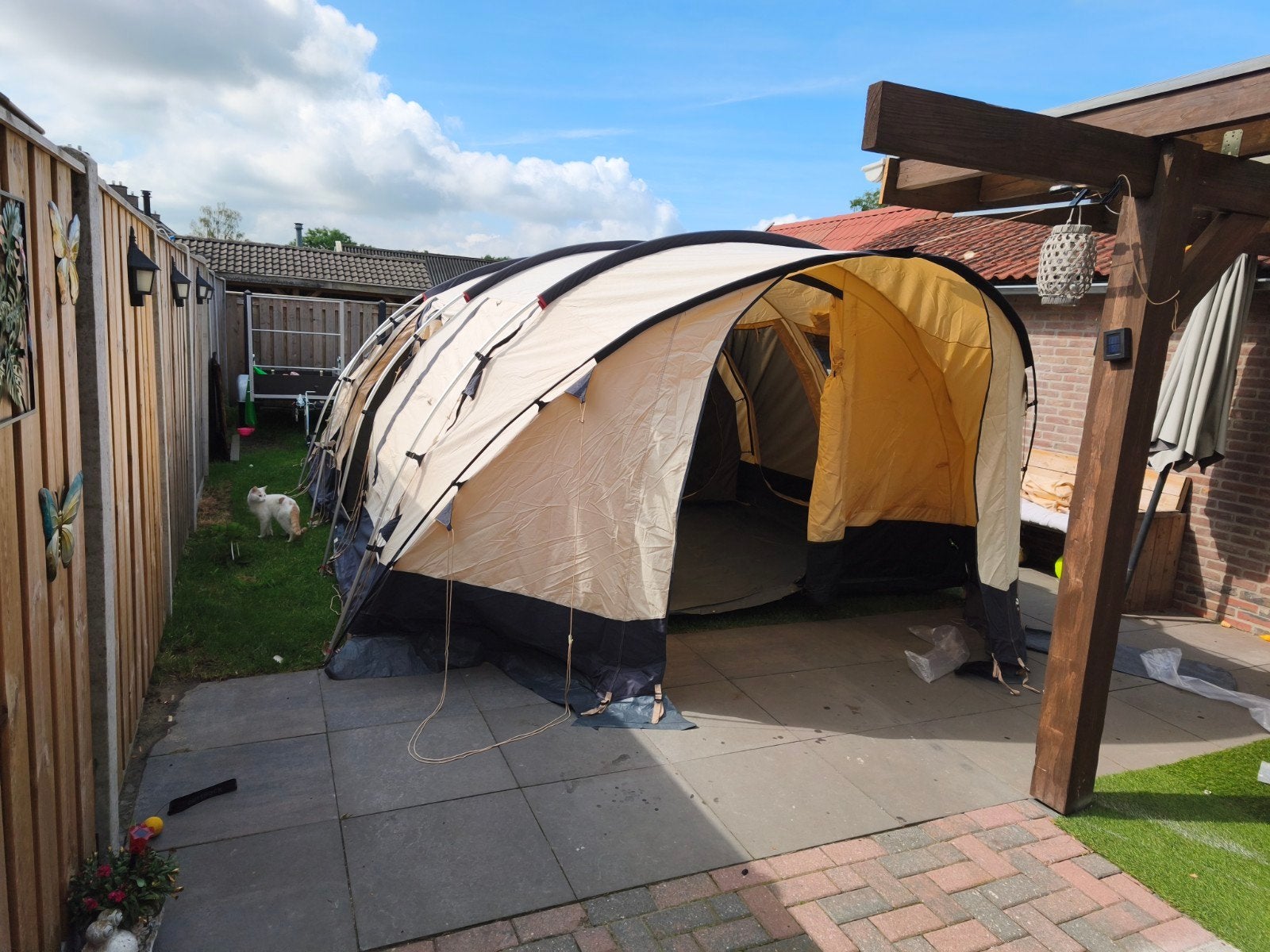Obelink Manitoba 6 TC tunneltent - Ruime gezinstent, Caravans en Kamperen, Tenten, Ophalen of Verzenden, Gebruikt, Tot en met 6
