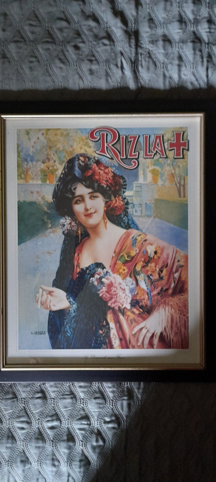 vintage posters van rizla+, Ophalen, Minder dan 50 cm, Foto of Poster
