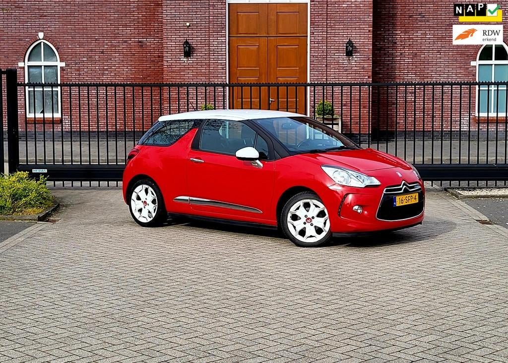 Citroen DS3 1.4 Chic / Airco / Nap / Nieuwe Apk / LED, Voorwielaandrijving, Euro 5, Origineel Nederlands, Bedrijf