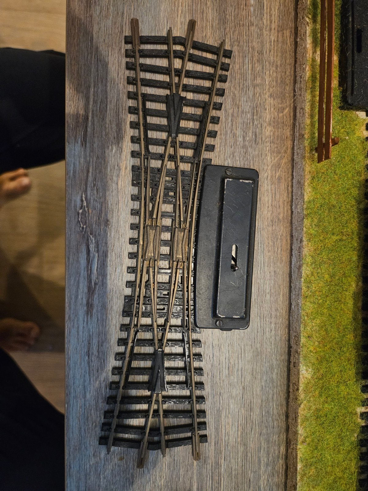 2x Fleischmann Wissel - Gebruikte Rails, Ophalen, Gebruikt, Gelijkstroom, Fleischmann