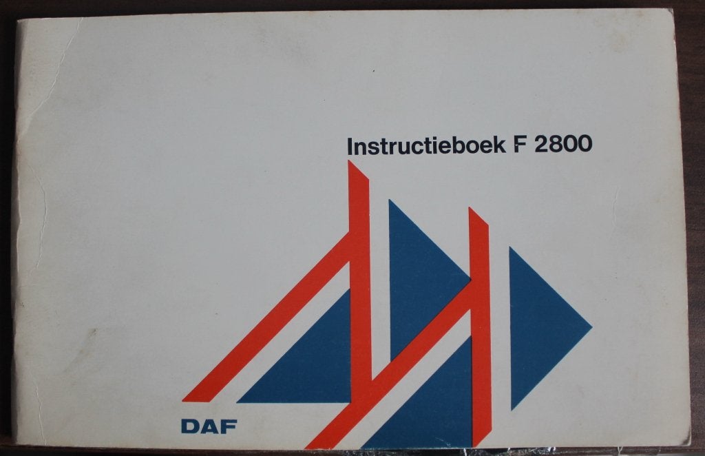 Daf F 2800 instructieboekje, Verzenden