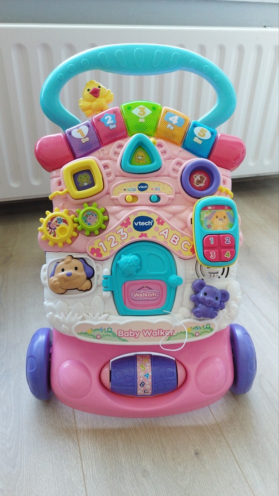 VTech Baby Walker - Loopwagen en Activiteitenpan, Ophalen of Verzenden, Zo goed als nieuw, Overige typen, Met licht