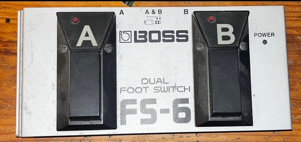 Boss FS-6 Dual Footswitch Pedaal - Gitaar, Keyboard, Muziek en Instrumenten, Ophalen of Verzenden, Zo goed als nieuw, Elektrische gitaar