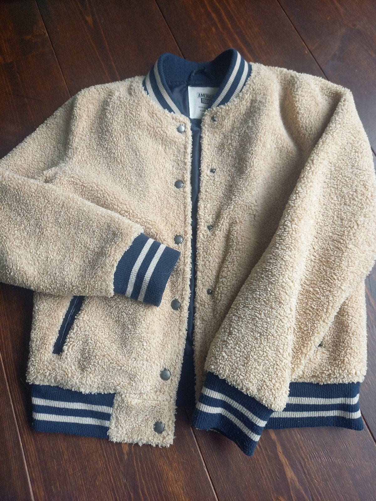 America Today teddy jack - Maat M, Maat 38/40 (M), Beige, Ophalen of Verzenden, Zo goed als nieuw