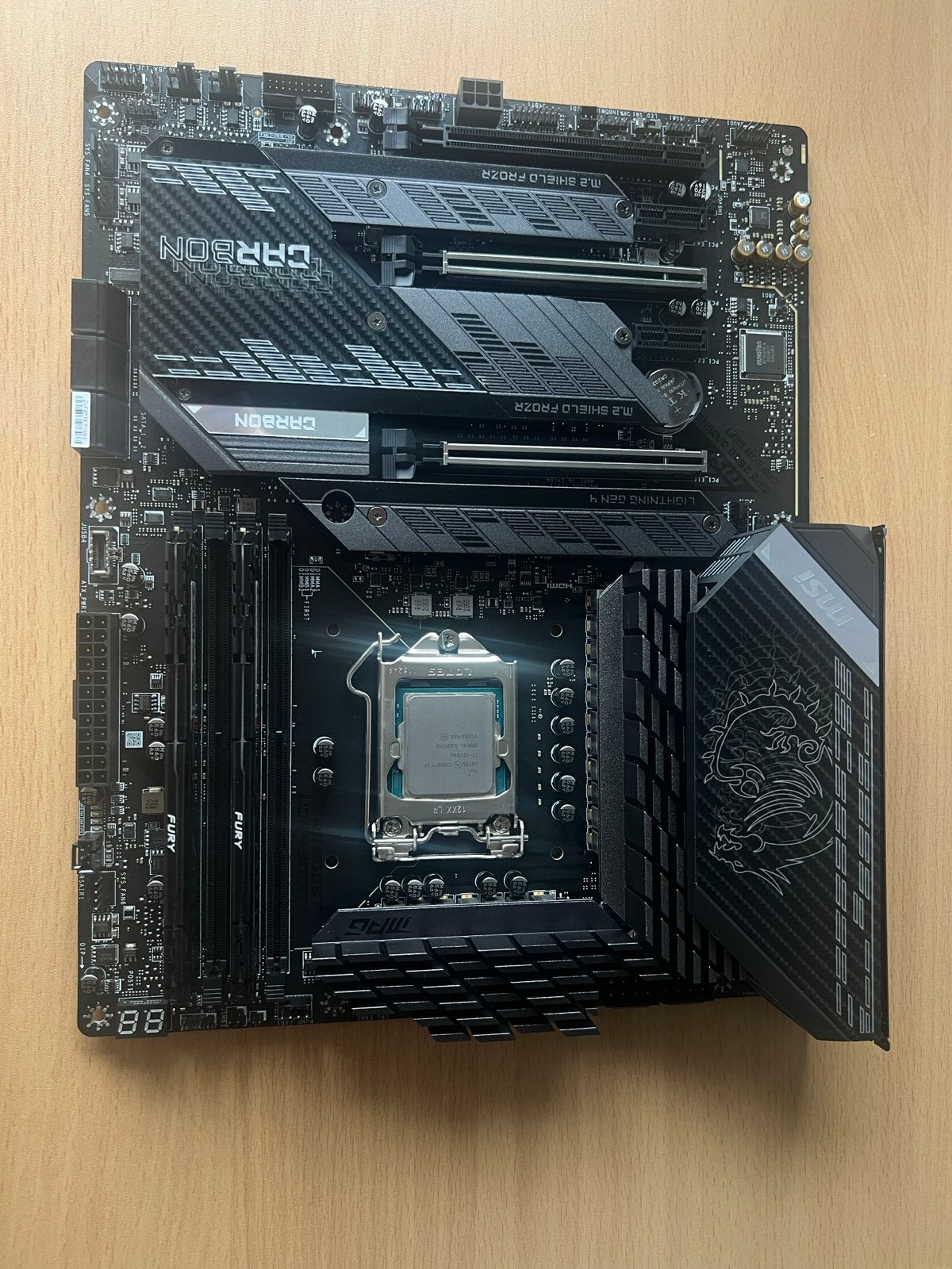MSI MPG Z590 Gaming Carbon WiFi met Intel i7-11700K en 64GB, 8-core, Ophalen of Verzenden, Zo goed als nieuw, Intel Core i7