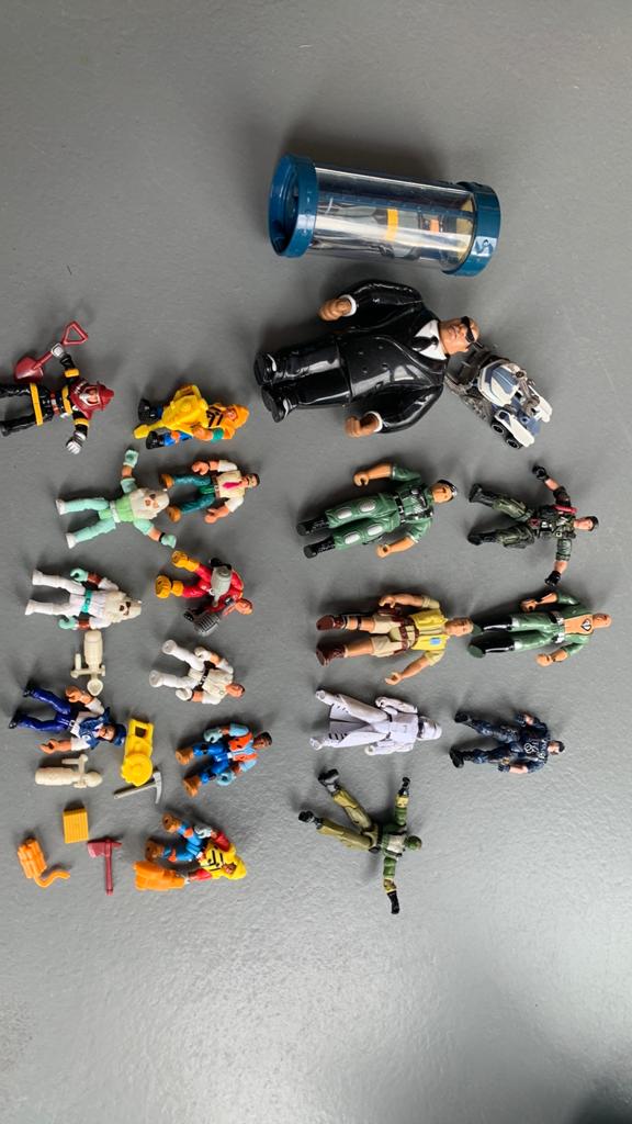Fisher price action heroes diverse actiefiguren accessoires, Ophalen of Verzenden, Gebruikt