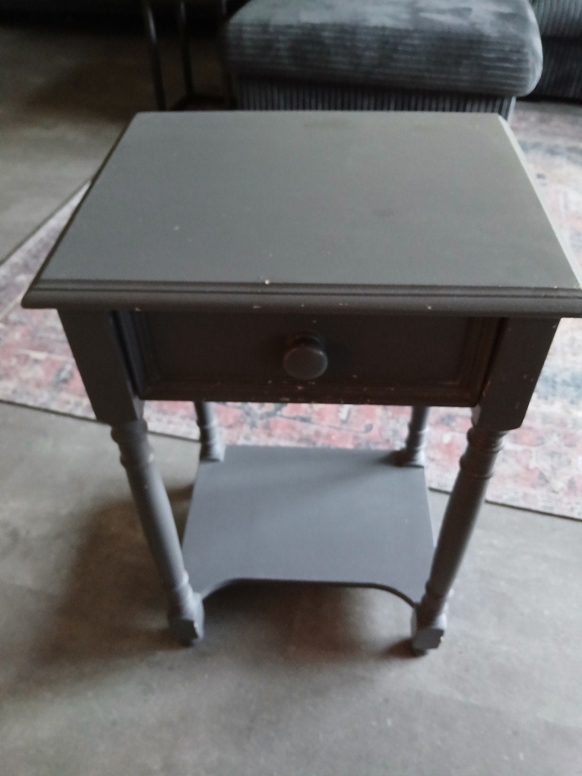 Set van 2 nachtkastjesl met lade 44x35x69 cm, Ophalen, Gebruikt, Hout