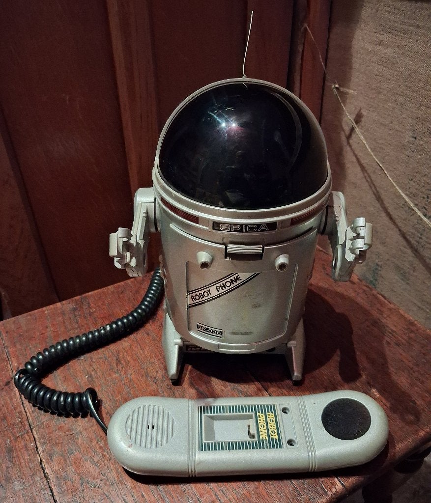 Vintage telefoon Spica Robot Phone SR-006 (1985) – Retro, Ophalen of Verzenden, Gebruikt