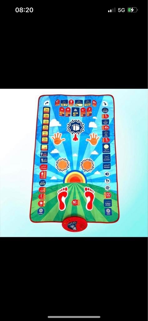 Sajadah salah mat - Interactief Gebedskleed Ramadan Cadeau, Verzenden, Nieuw