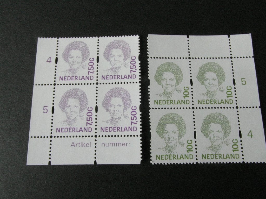 1581-1582 Beatrix in blokken van 4 zegels 1993/94 Postfris, Postzegels en Munten, Postzegels | Nederland, Ophalen of Verzenden