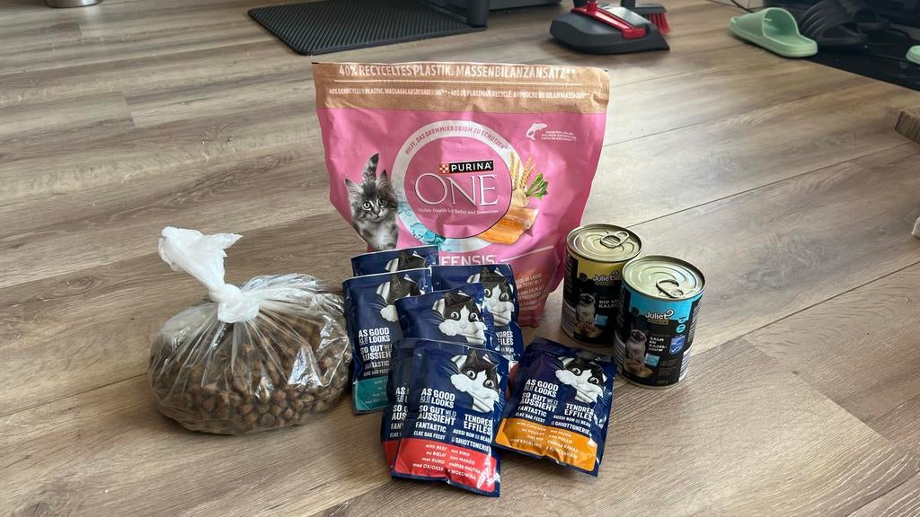 Kittenpakket nat -en droogvoer, Dieren en Toebehoren, Ophalen of Verzenden, Kat