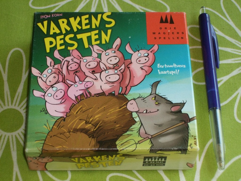 Varkens pesten- een tumultueus kaartspel, Een of twee spelers, Ophalen of Verzenden, Zo goed als nieuw, Drie Magiers Spellen