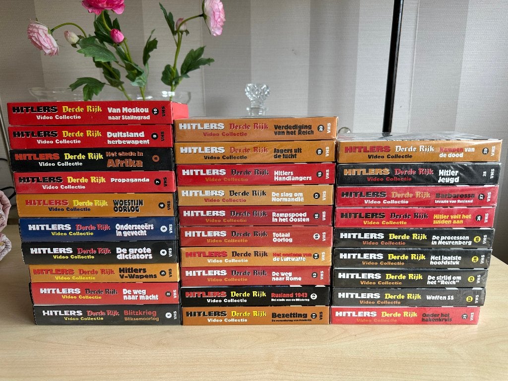 Videocollectie Hitlers Derde Rijk+Colour of War, Ophalen, Gebruikt, Documentaire, Alle leeftijden