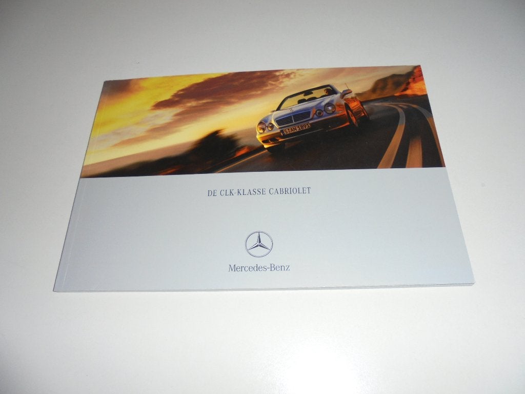 brochure Mercedes CLK Cabriolet  2002, Ophalen of Verzenden, Nieuw, Mercedes