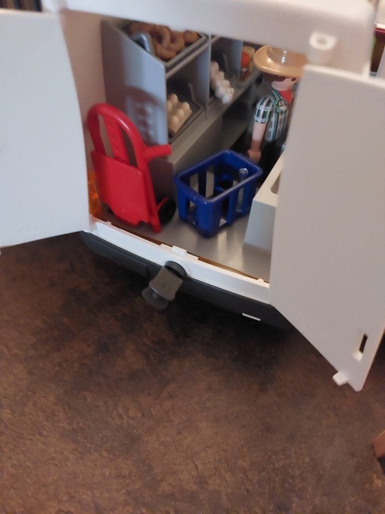 Playmobil marktbus, Gebruikt, Losse onderdelen, Voertuig, Ophalen of Verzenden