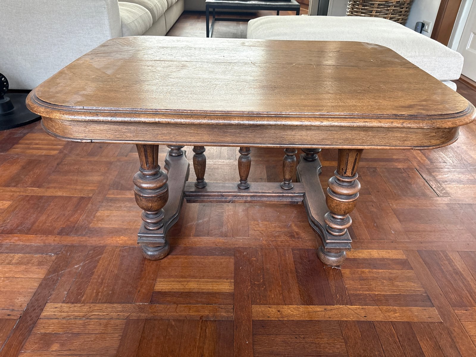Antieke Salontafel / neo-renaissance / neo-barok, Ophalen of Verzenden