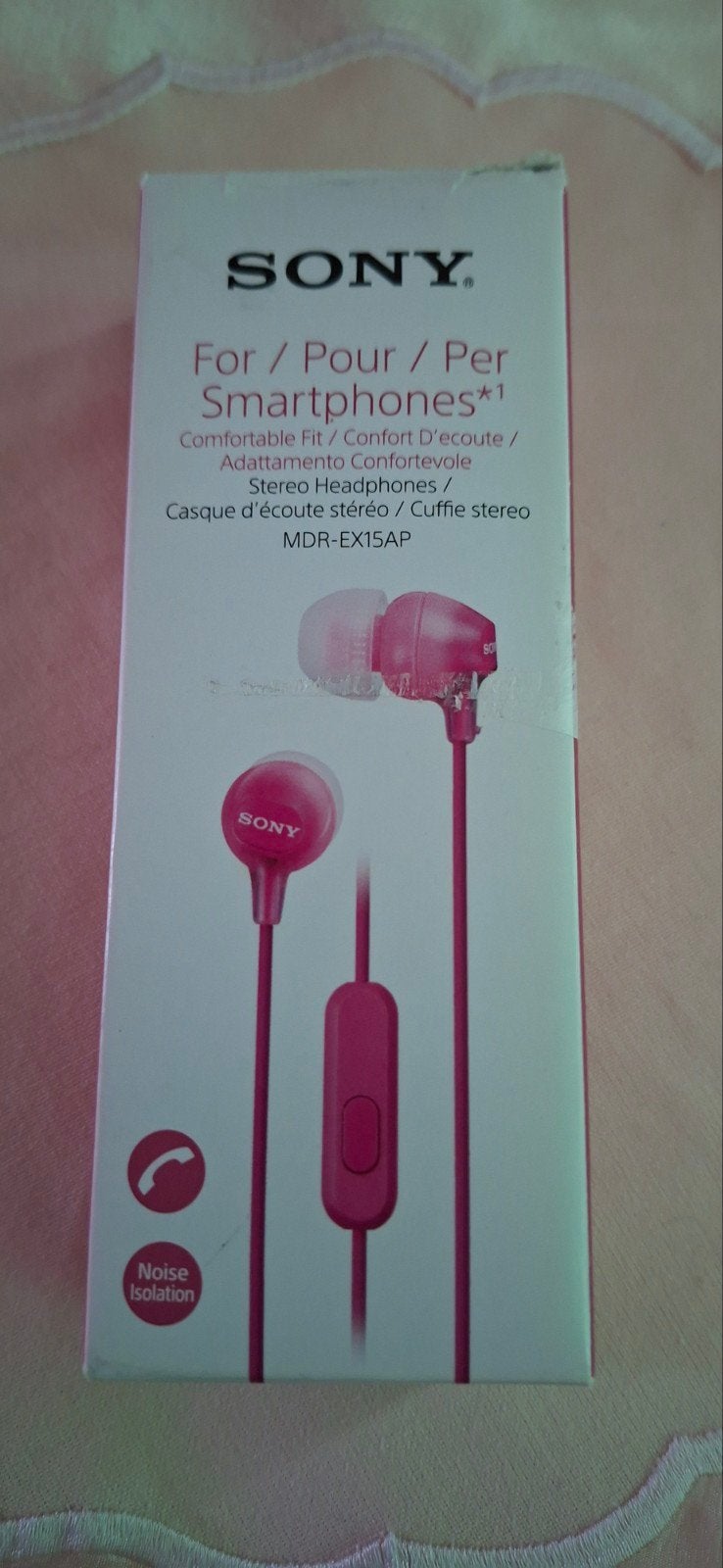 Oordopjes (Sony), Ophalen of Verzenden, Nieuw, Roze, Sony