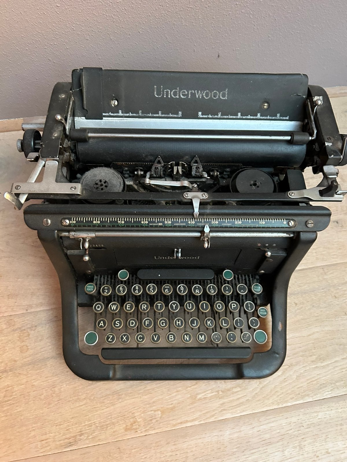 Underwood typemachine ( niet werkend), Ophalen, Gebruikt
