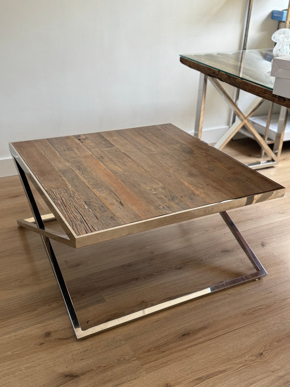 Salontafel Richmond, Ophalen, Gebruikt, 50 tot 100 cm, Vierkant