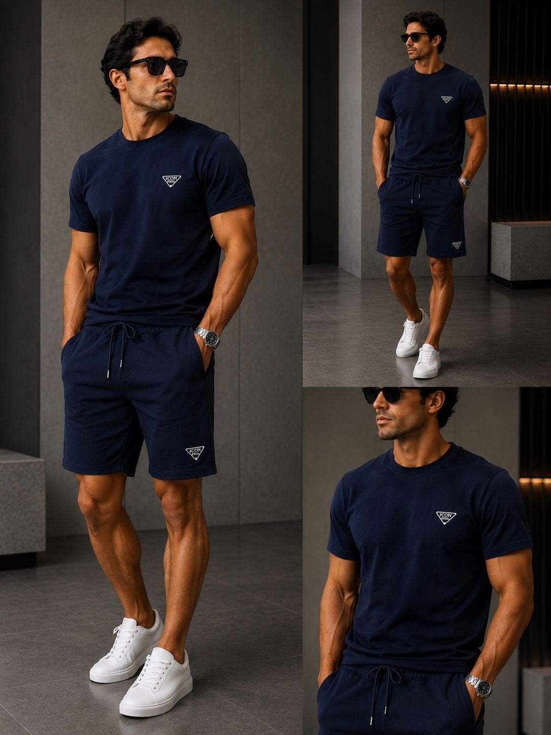 Heren Zomer Set: T-shirt en Korte Broek, Kleding | Heren, Ophalen of Verzenden, Nieuw
