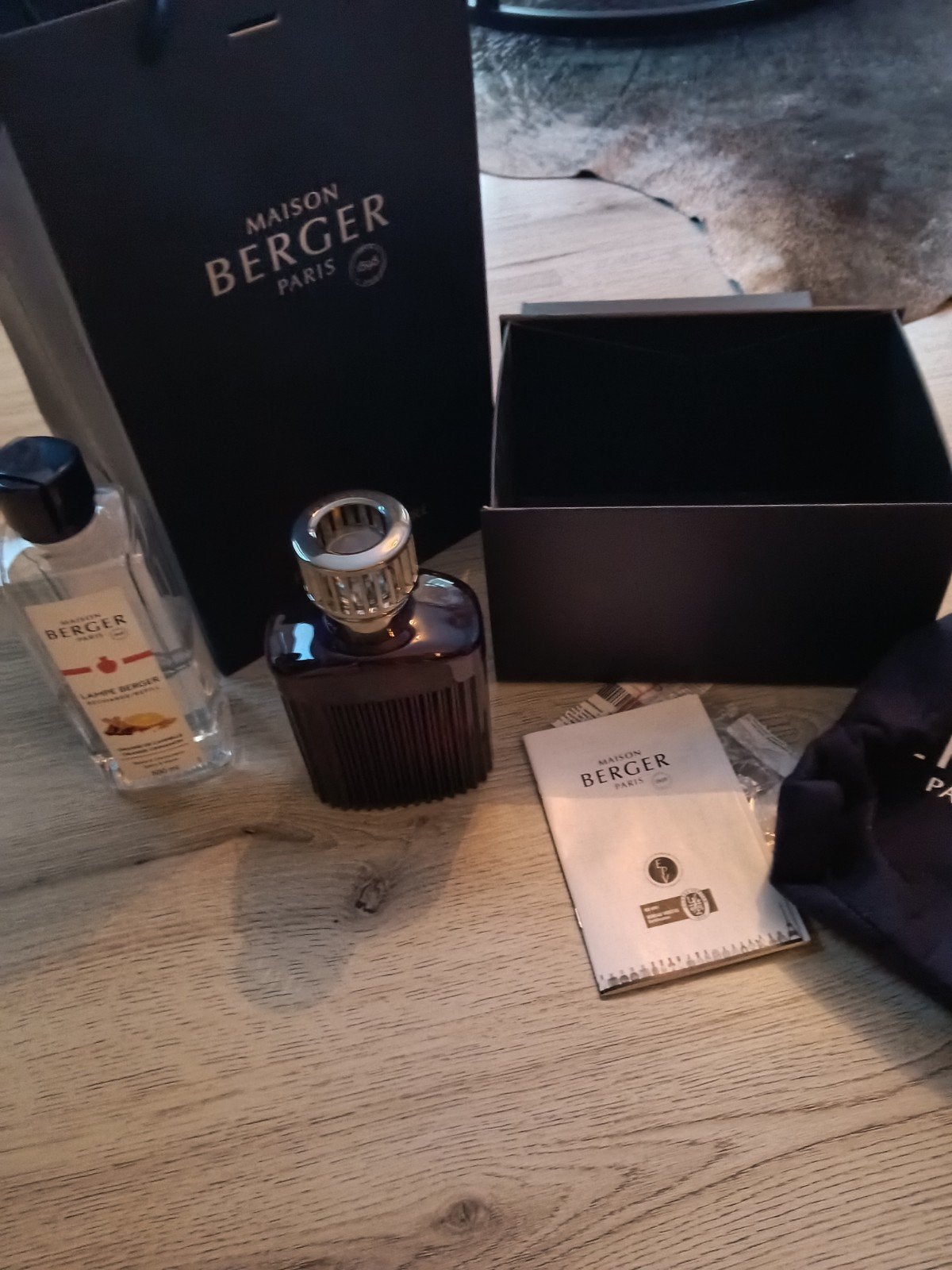 Maison Berger Lampe Berger met navulling, Ophalen of Verzenden, Zo goed als nieuw, Modern, Glas