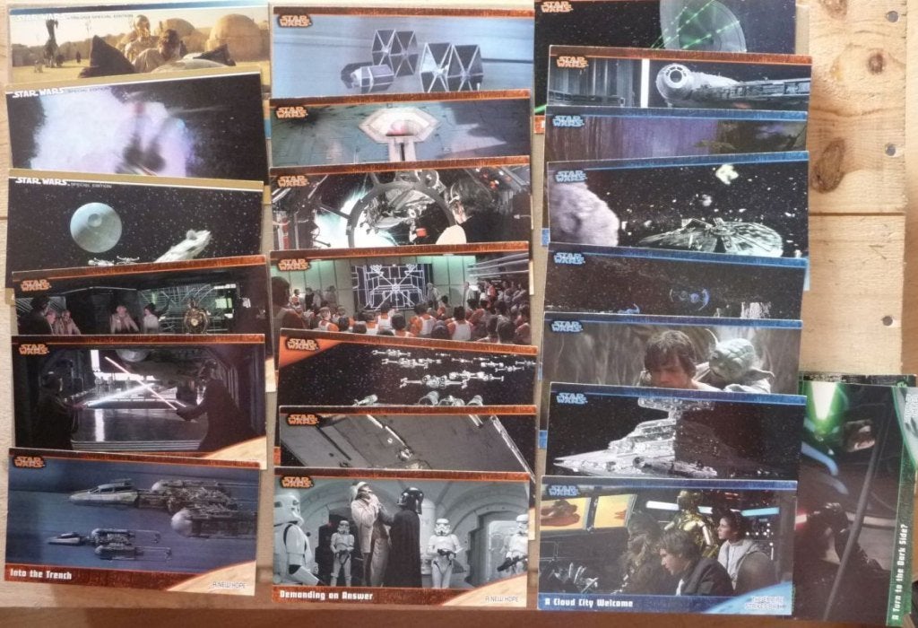 Star Wars Widevision Cards, 1995 Topps, Verzamelen, Star Wars, Ophalen of Verzenden, Gebruikt, Overige typen