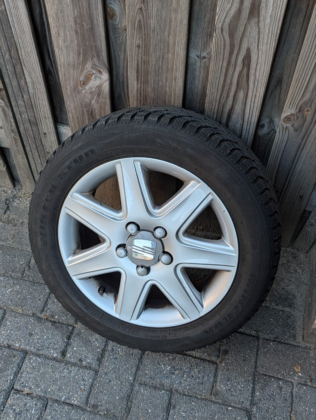 4x velgen 16 inch  met band 205/55/ 16, Auto diversen, Auto-accessoires, Ophalen, Gebruikt