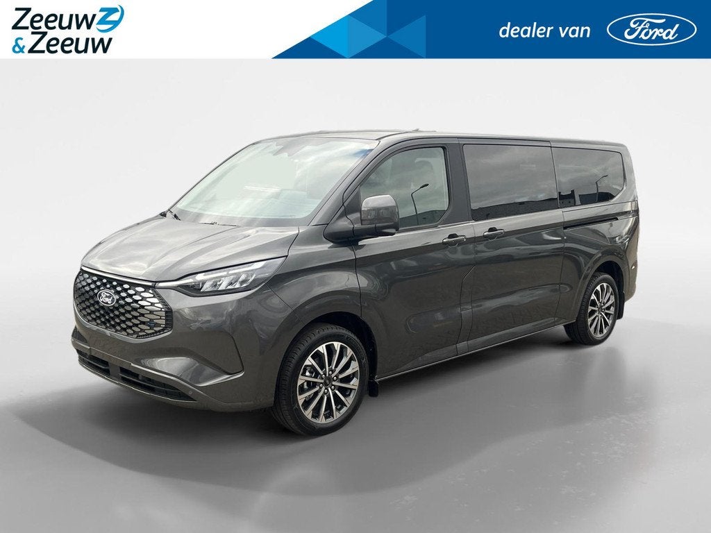 Ford E-Tourneo Custom 340 L2H1 Tourneo Titanium X 8 persoons, Auto's, Automaat, 12 maanden, 218 pk, Nieuw