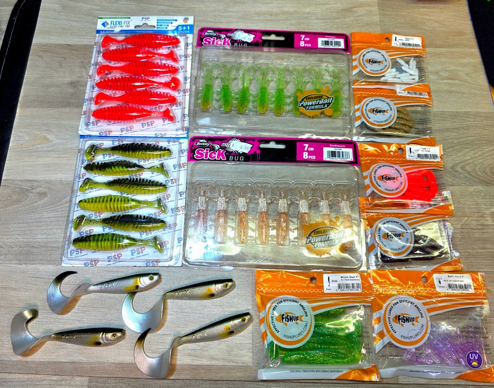 Set Softbaits : Fox Rage / Berkley / PSP Flexi Fix / Fishup, Watersport en Boten, Hengelsport | Roofvissen, Ophalen of Verzenden