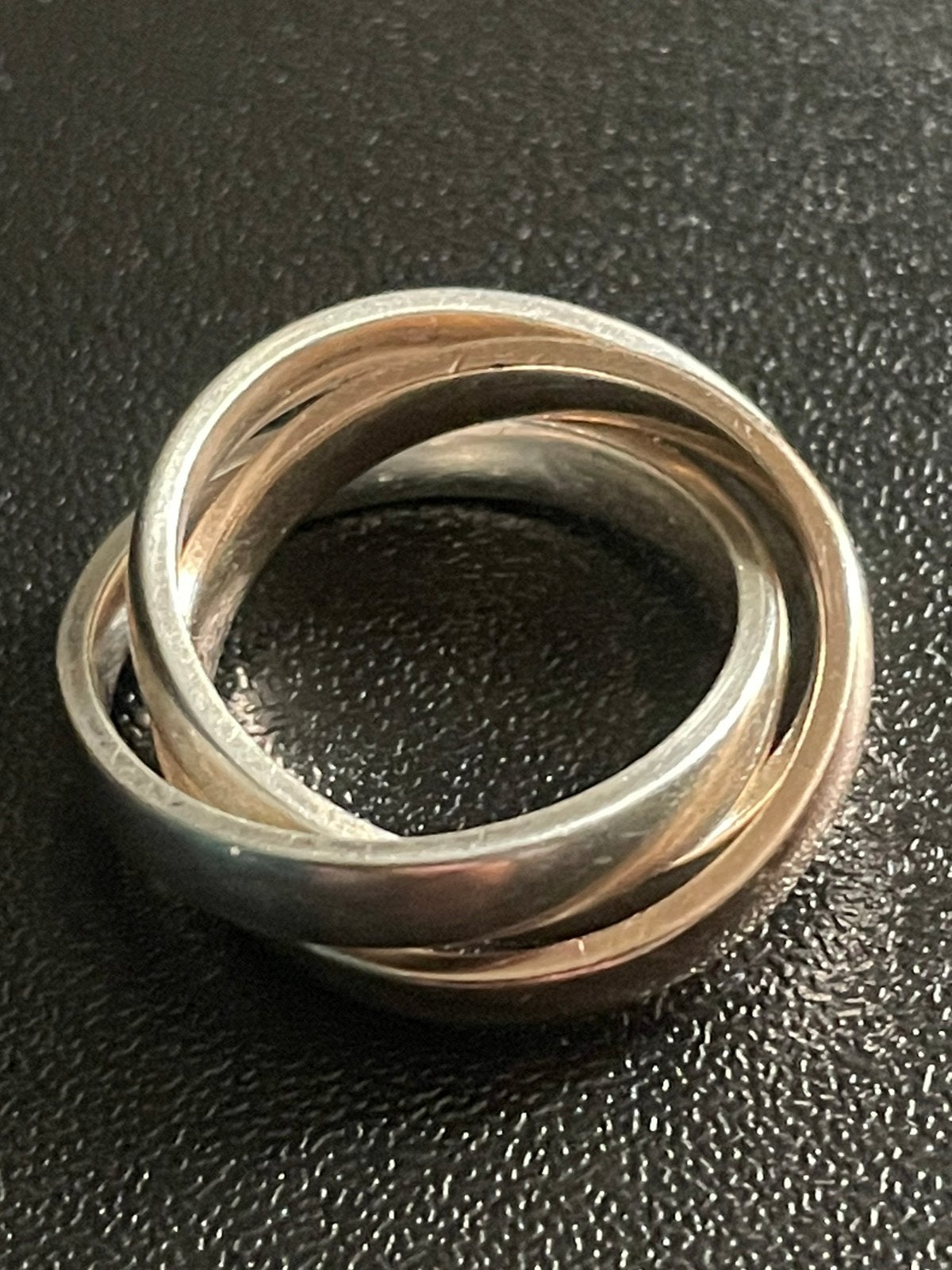 Zilveren esprit trinity ring, 18 tot 19, Gebruikt, Ophalen of Verzenden, Nvt
