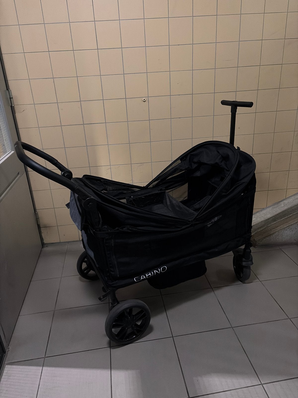 Cabino Bolderkar - 2 Zitjes met Voetruimte, Caravans en Kamperen, Ophalen of Verzenden, Opvouwbaar, Gebruikt