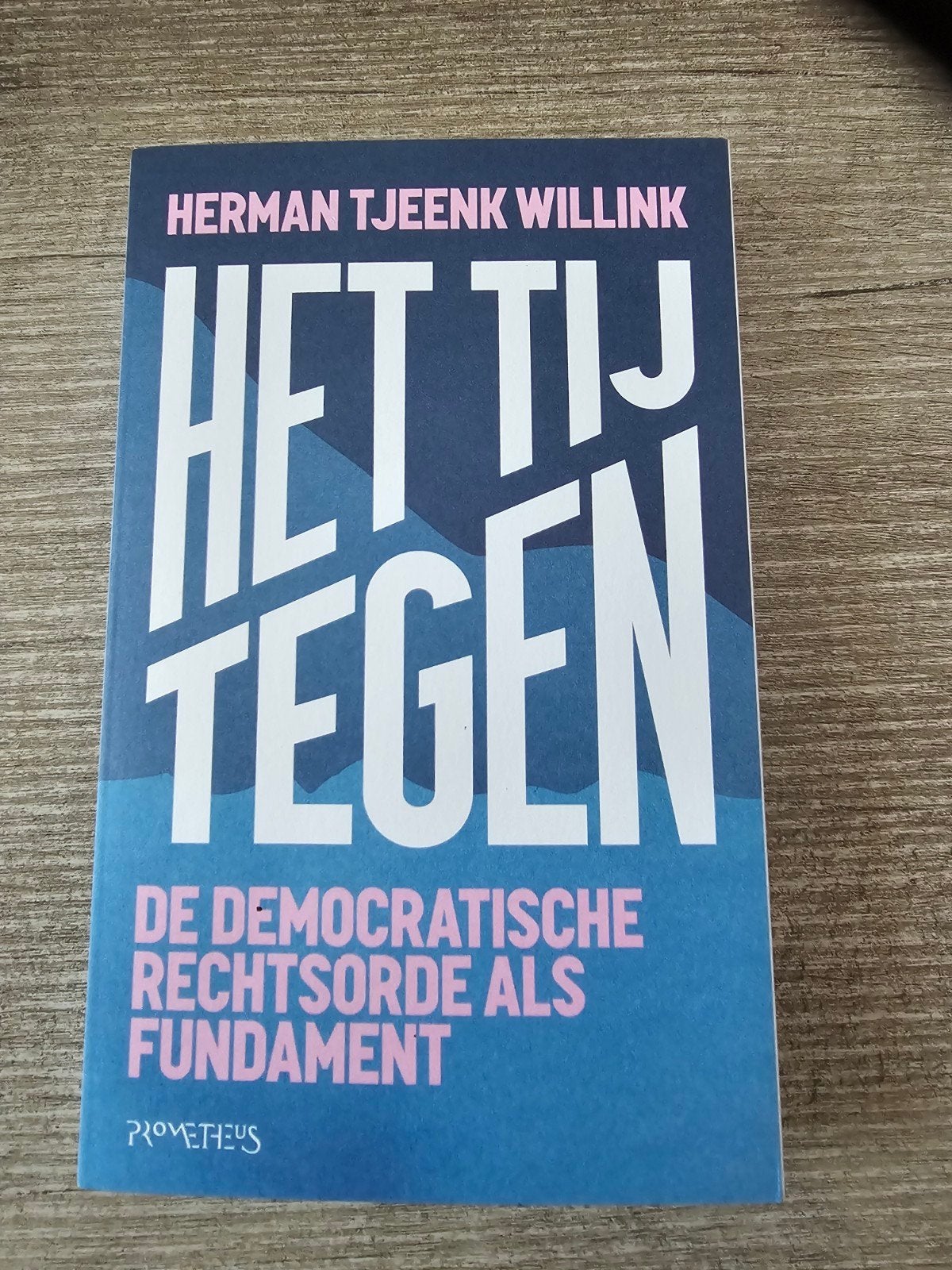 Het Tij Tegen - Herman Tjeenk Willink, Boeken, Ophalen of Verzenden, Gelezen, Herman Tjeenk Willink