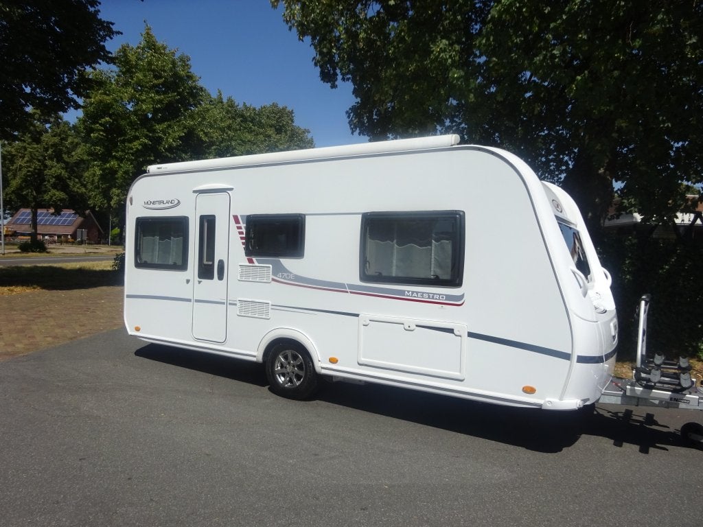 LMC Maestro 470 E Met Mover en Luifel, Caravans en Kamperen, Caravans, Standaardzit, Bedrijf, 4 tot 5 meter, LMC en Münsterland