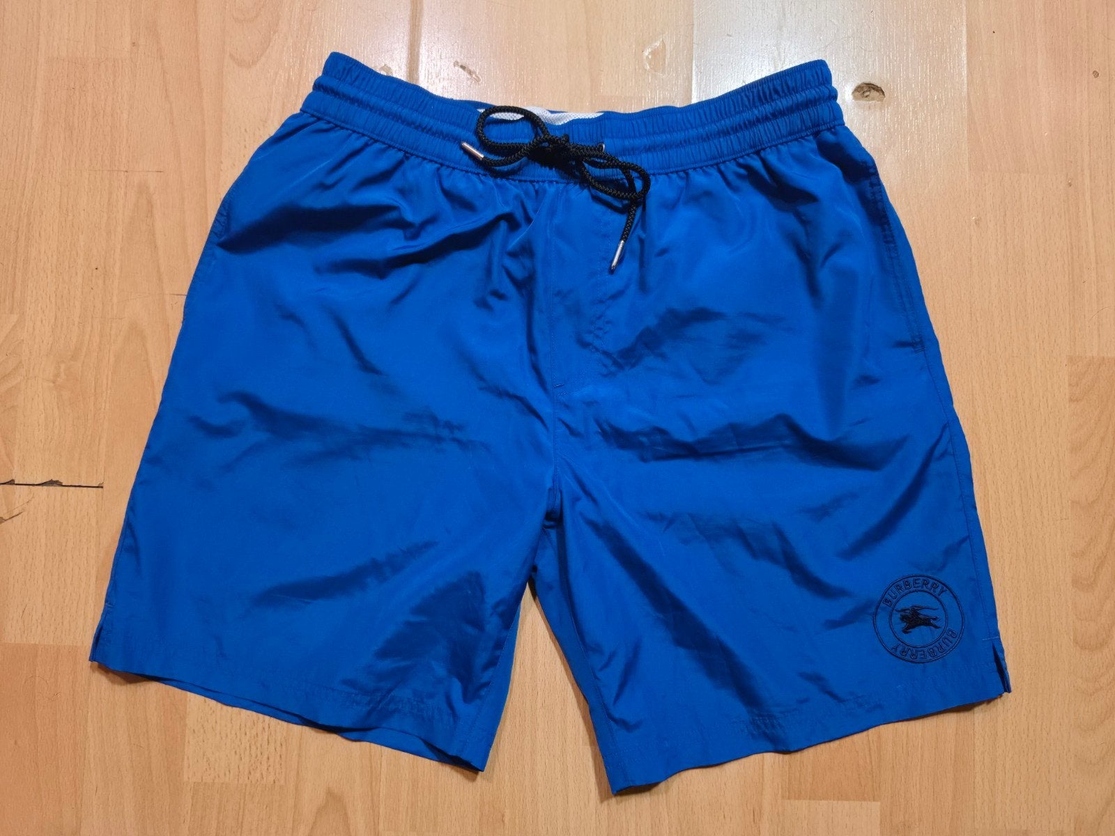 Burberry zwembroek maat M blauw z.g.a.n, Ophalen of Verzenden, Zwemshort, Burberry, Maat 48/50 (M)