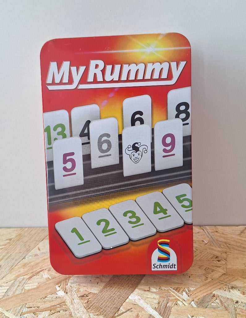 My Rummy Rummikub van Schmidt – handig reisblik, Ophalen of Verzenden, Zo goed als nieuw, Schmidt