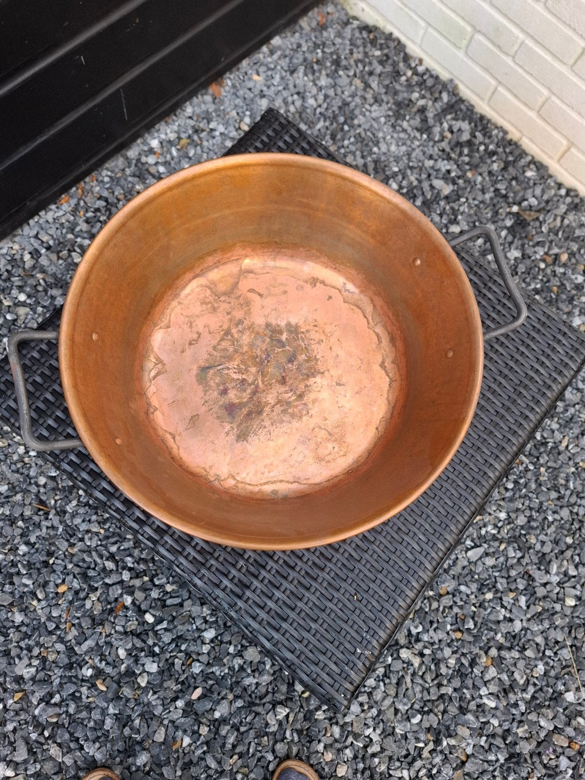 Koperen Ketel - 38cm doorsnede, Ophalen, Koper
