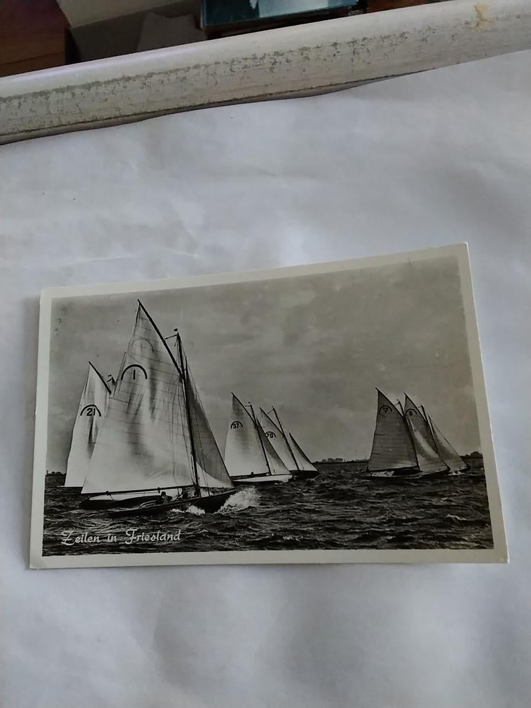 ZEILEN. IN FRIESLAND., Ophalen of Verzenden, Voor 1920, Friesland