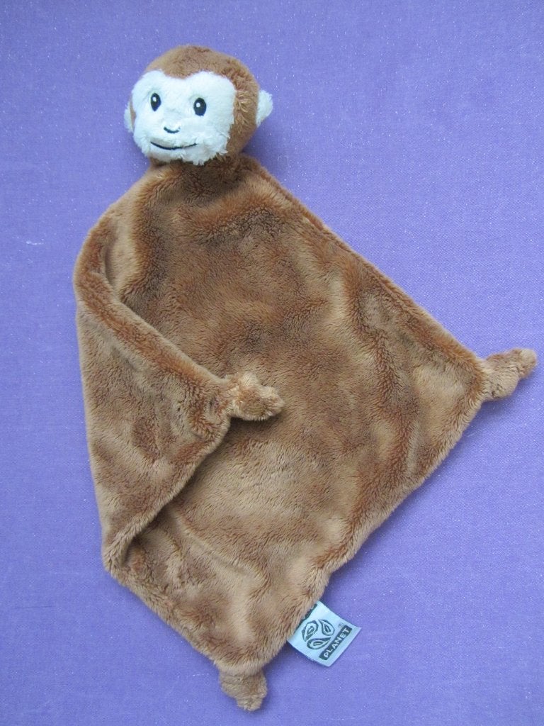 NATURE PLANET Knuffeldoekje AAP CHIMPANSEE **Nieuw**, Overige merken, Nieuw, Ophalen of Verzenden, Met label