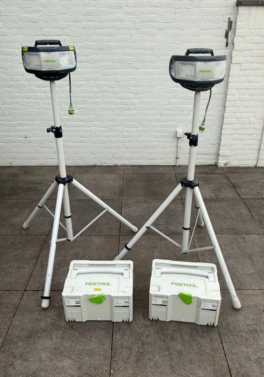 Festool SYSLITE DUO-H I-Basic-Set Hybride bouwlamp 10000 lm, Ophalen of Verzenden, Minder dan 50 watt