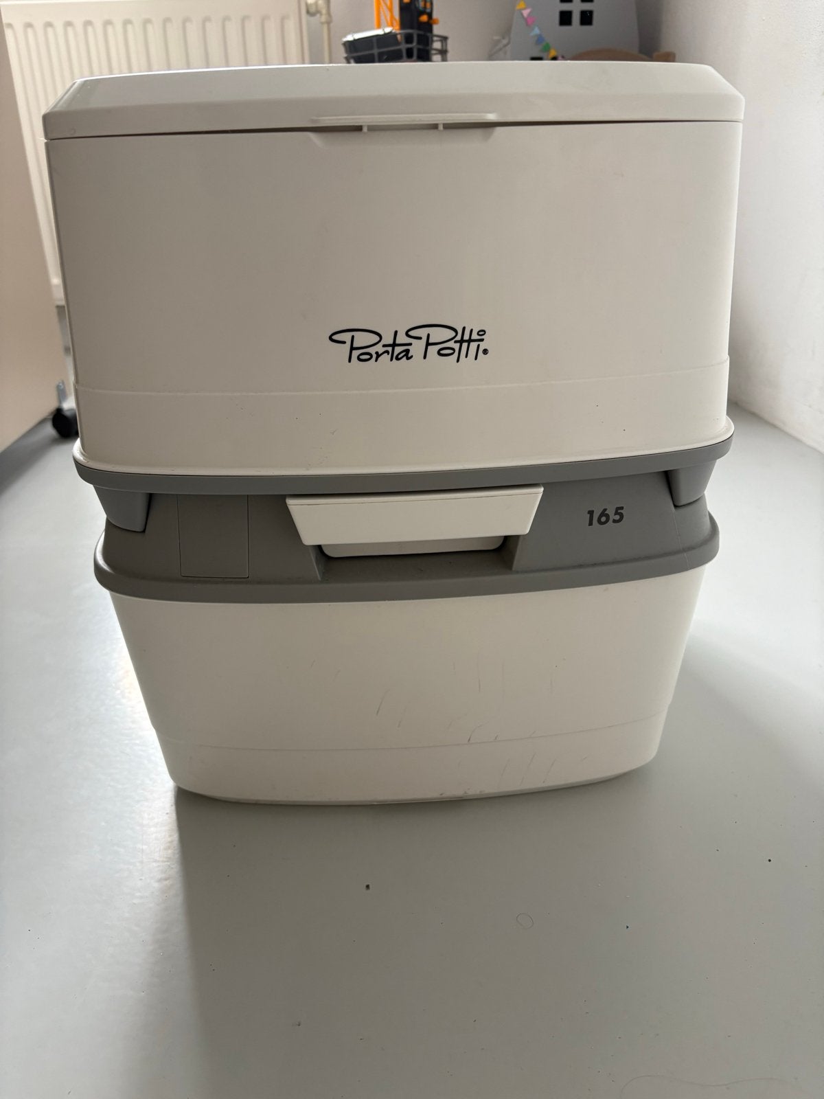 Porta Potti 165 chemisch toilet - ideaal voor camping, Caravans en Kamperen, Ophalen of Verzenden, Zo goed als nieuw