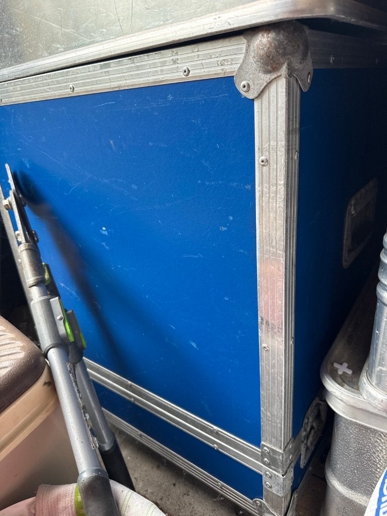 Professionele 19 inch rack + mixer-flightcase op wielen, Ophalen, Gebruikt, Audio