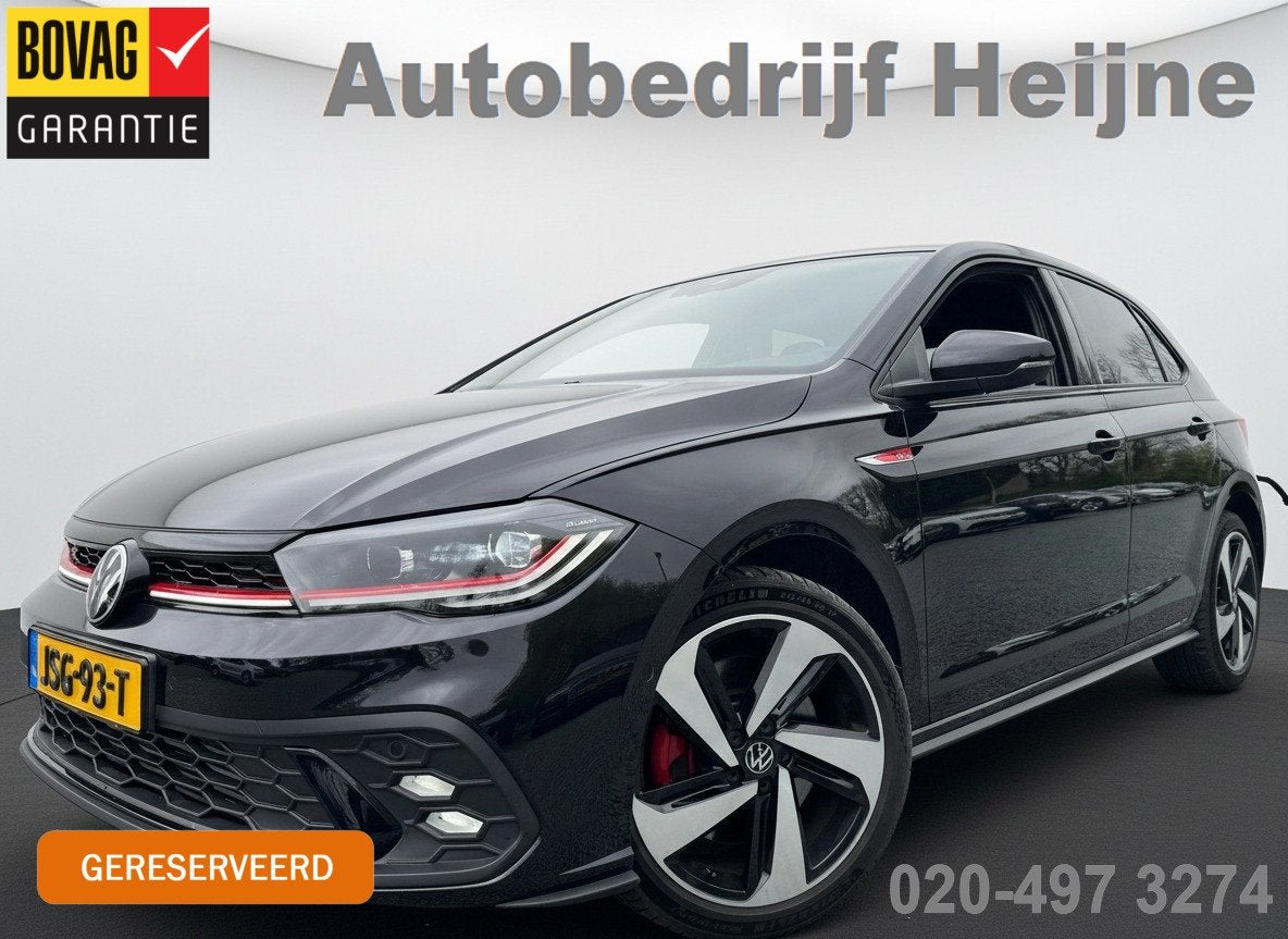 Volkswagen Polo 2.0 TSI GTI TSI 210PK DSG GTI-SPORT IQ-LIGHT, Auto's, Volkswagen, 15 km/l, Gebruikt, 4 cilinders, Zwart