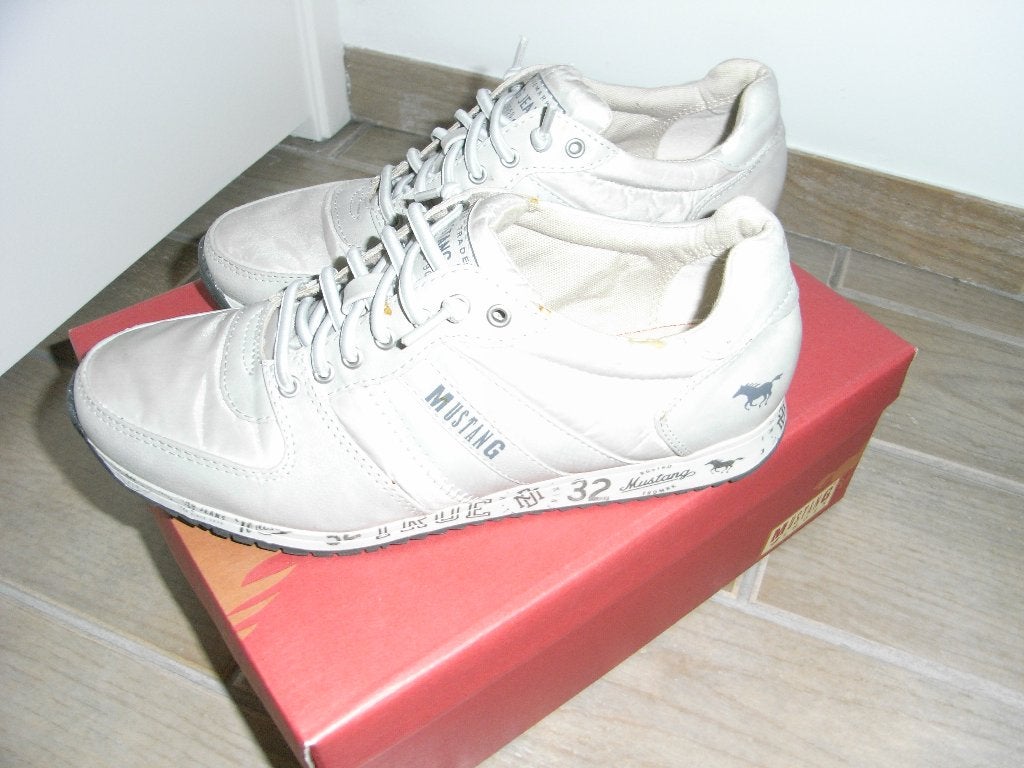 MUSTANG instappers/sneakers mt 39 , kleur: ps.grey/ice, Overige kleuren, Ophalen of Verzenden, Mustang, Sneakers of Gympen
