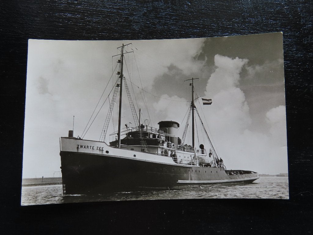 ansichtkaart sleepboot "Zwarte zee" Smit & co, Verzamelen, Ophalen of Verzenden, Gebruikt, Motorboot, Kaart, Foto of Prent