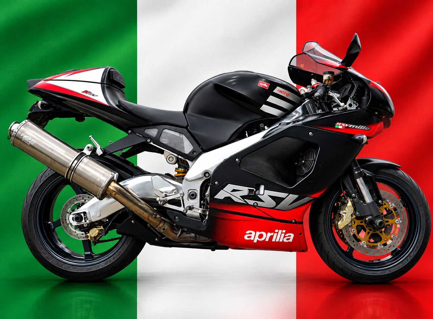 Aprilia RSV Mille 2002 - Origineel NL, weinig kilometers, Motoren, 2 cilinders, Sportuitlaat, Motorrijbewijs A, Gebruikt