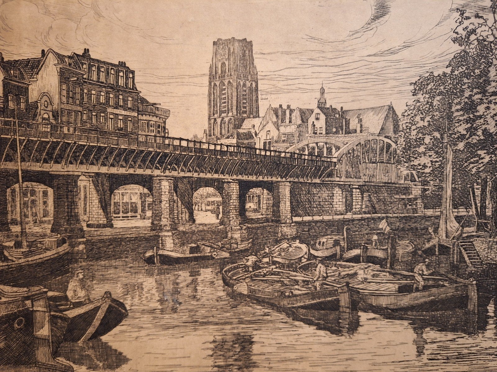 Ets Rotterdam van Marius Jansen, Ophalen of Verzenden